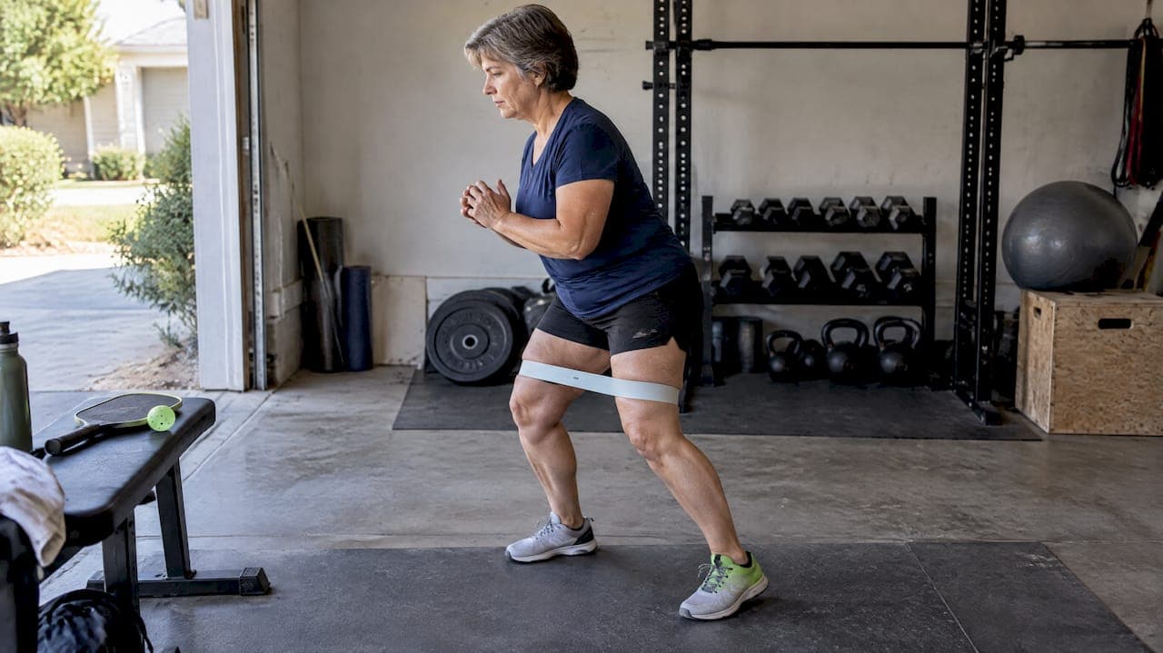 5 Min Precourt Flow to Train Glute Medius and Minimus for Pickleball